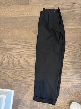 Perry Ellis Black Pleated Dress Pants